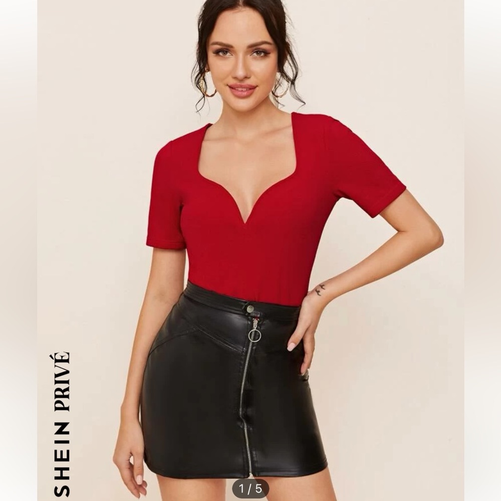 Sweetheart Neck Top